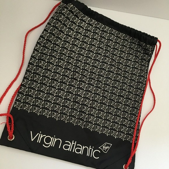 Virgin Atlantic String Bag Backpack - Picture 1 of 4